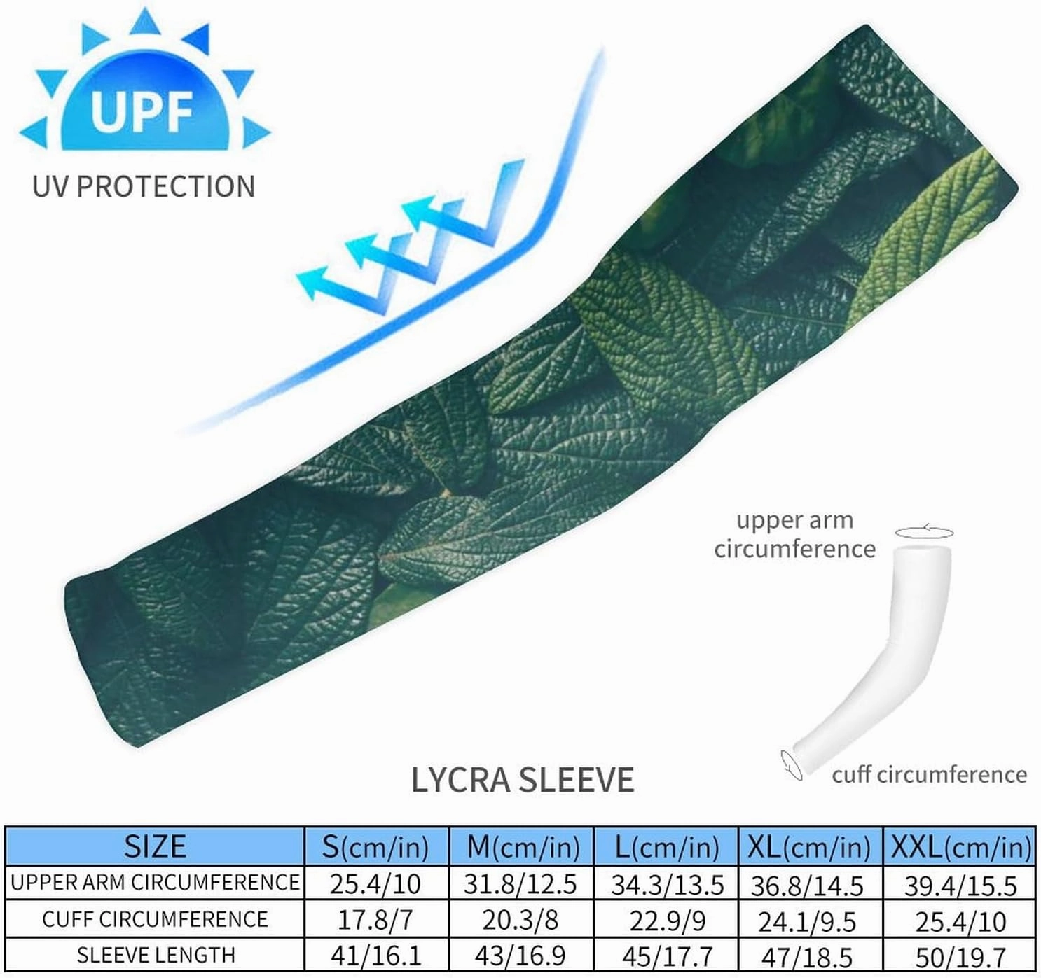 1 Pair Cooling Sports Arm Sleeves Warmer Cover Uv Sun Protection S-2XL