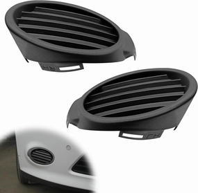 1 Pair Front Fog Light Cover Compatible with F0rd Focus 2012 2013 2014 Left Driver Right Passenger Side Car Lamp Hole Cover Insert Left & Right Black Repalce CP9Z17B814A CP9Z17B814B