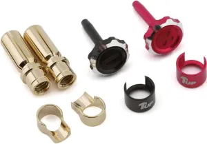1UP190454 1up Racing Lockdown Adjustable Bullet Plugs Hot Pink
