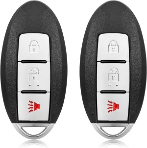 2 Keylessbest Replacement for 2013 2014 2015 2016 Nissan Pathfinder Key Fob Remote Control KR5S180144014 3 Buttons 433MHz