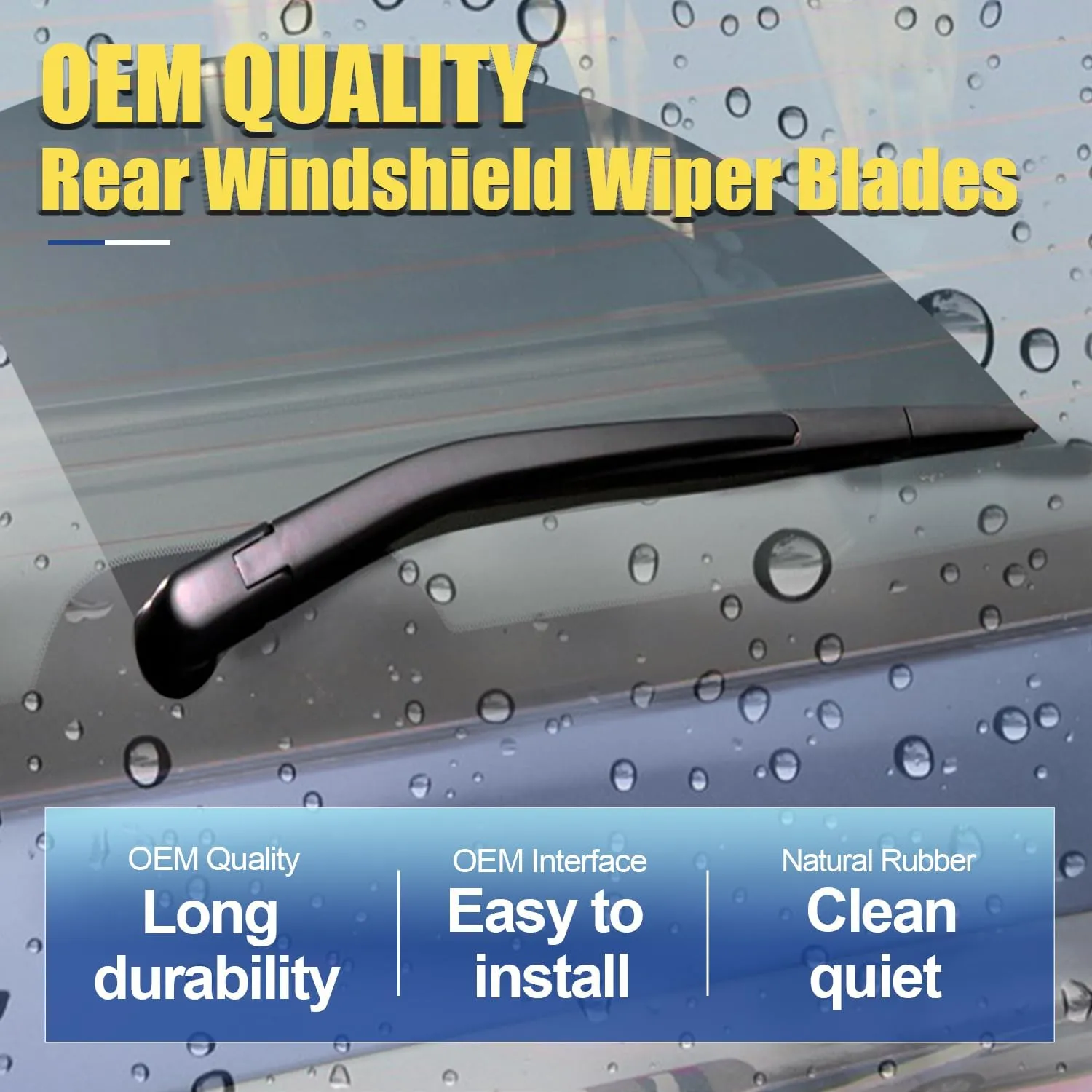 2 Wipers Factory Replacement For 2014-2018 Chevrolet Silverado GMC Sierra Original Equipment Windshield Wiper Blades Set - 22" 22" Top Lock (Set of 2) Not for J HOOK