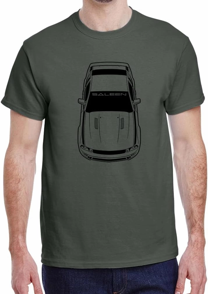 2005-09 Saleen Mustang S302 Hardtop Design Classic Print Tshirt