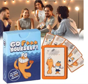 2025 New Go F Yourself Card Game Go Fcul Yourself Card Game Go Fish Go F Yourself Party Game for 2  Players, Adults, Couples & Coworkers | Classic Interactive Game Gag Gift for Friends