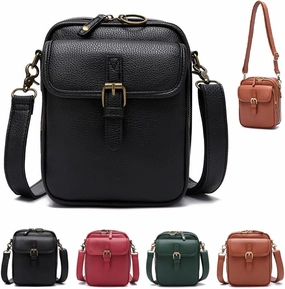 2025 Upgrade Vintage Double Layer Large Capacity Mini Messenger Bag, Vintage Double Layer Large Capacity for Women Men