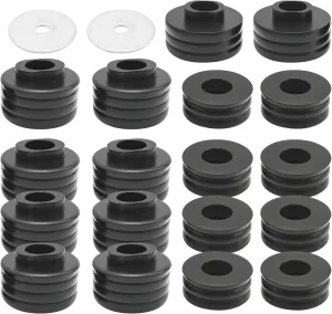 20Pcs M03305 M02546 Body Mount Bushing Kit, Replacement for Ford F Series 250 F Series 350 Super Duty 2WD 4WD 1999-2018, Replaces M03306 S10126