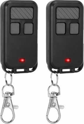 2 for Liftmaster Chamberlain Craftsman Garage Door Opener Remote 890Max, Key Chain Garage Door Opener Remote for Purple Red Yellow Orange Green Learn Buttons