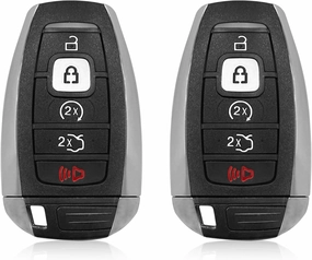 2 Keylessbest Replacement for 2019 2020 2021 2022 Ford Lincoln Continetal MKC MKX MKZ Navigator Nautilus Key Fob Remote Control M3N-A2C940780 5 Buttons 902MHz