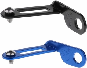 2 Set Bike Number Plate Holder Bracket Mount for Mountain Road Folding Bicycle, Aluminum Alloy, Quick Release, Black and Blue