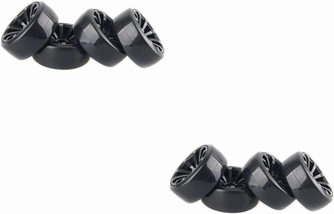 2sets Truck Tires 1/10 Mini Small Car Tyres Replacement Rim for Hpi 4pcs*2