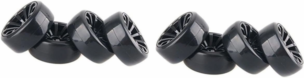 2sets Truck Tires 1/10 Mini Small Car Tyres Replacement Rim for Hpi 4pcs*2