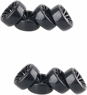 2sets Truck Tires 1/10 Mini Small Car Tyres Replacement Rim for Hpi 4pcs*2