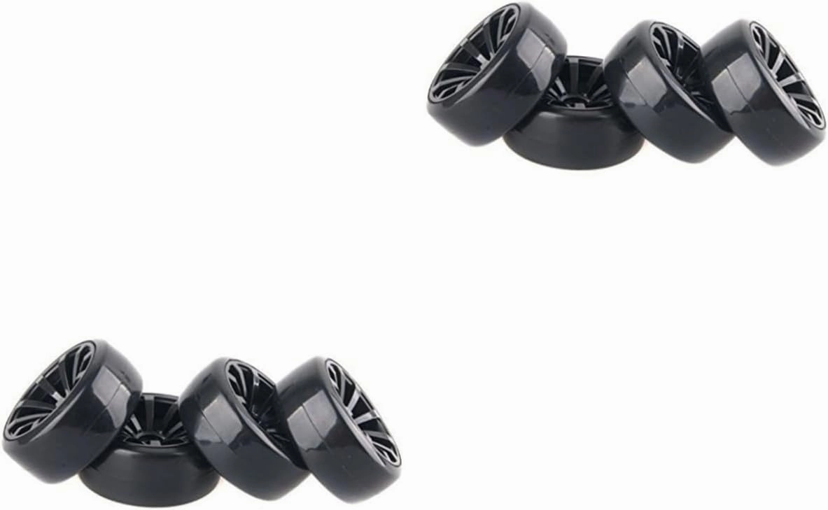 2sets Truck Tires 1/10 Mini Small Car Tyres Replacement Rim for Hpi 4pcs*2