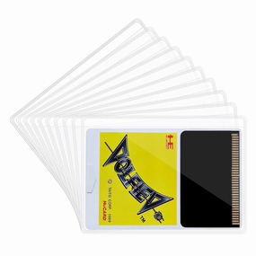 30 Pack Protective Sleeves for TurboGrafx-16 Turbo Chips – Cartridge Cover for PC Engine HuCard & Sega Master System Game Cards