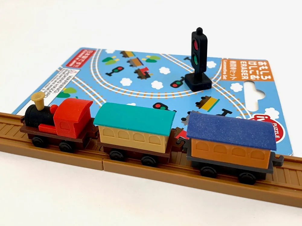 383231 IWAKO TRAIN ERASER CARD-SINGLE