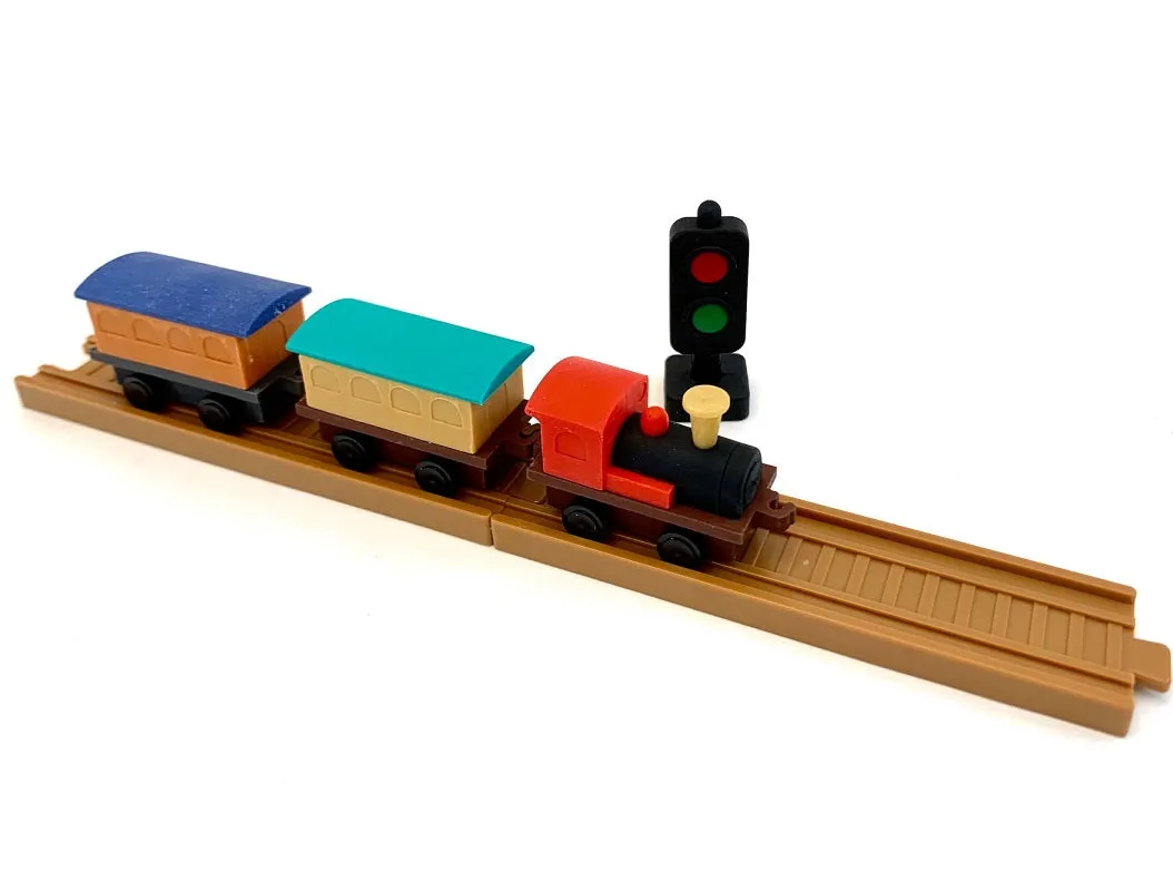 383231 IWAKO TRAIN ERASER CARD-SINGLE