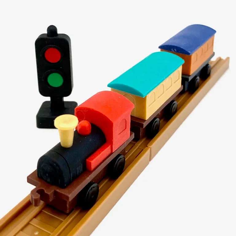 383231 IWAKO TRAIN ERASER CARD-SINGLE