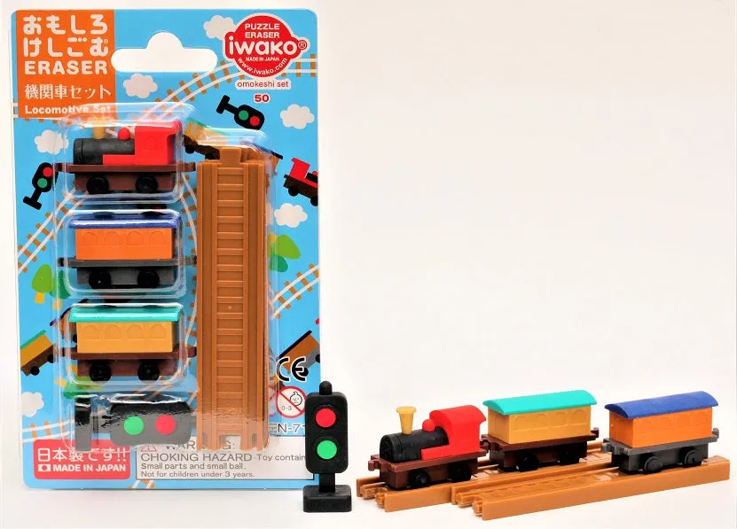 383231 IWAKO TRAIN ERASER CARD-SINGLE
