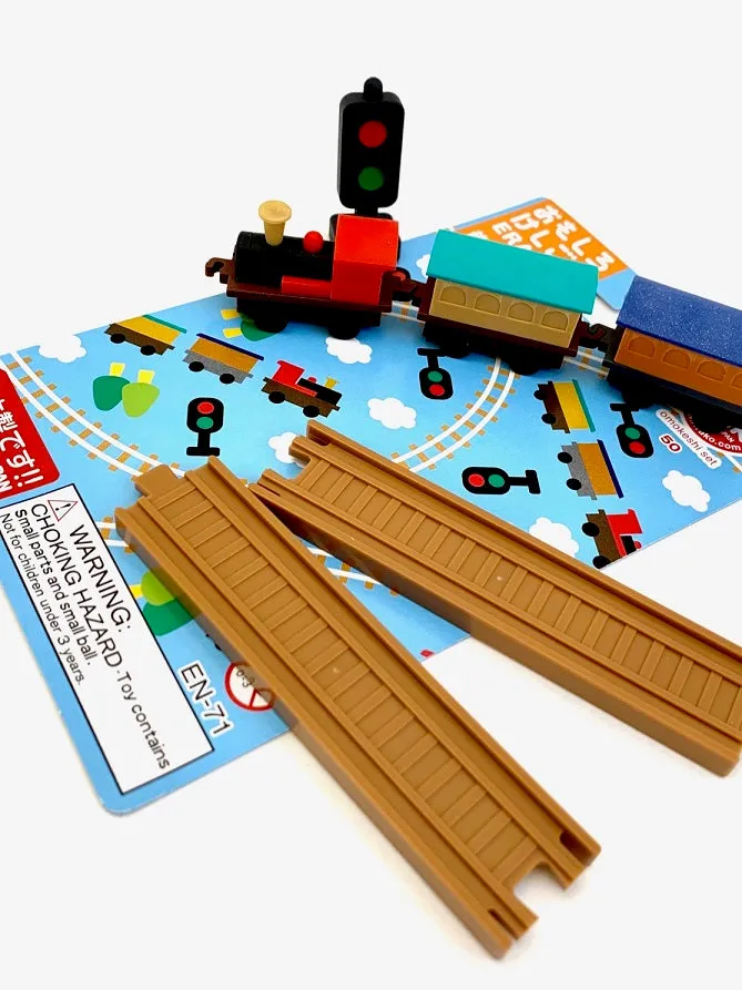383231 IWAKO TRAIN ERASER CARD-SINGLE