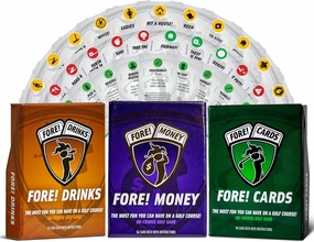 3 Game Bundle – Fun and Strategic On-Course Golf Games for Groups – Games for Every Type of Golfer – Gift for Men and Women – Interactive On-Course Golf Card Games