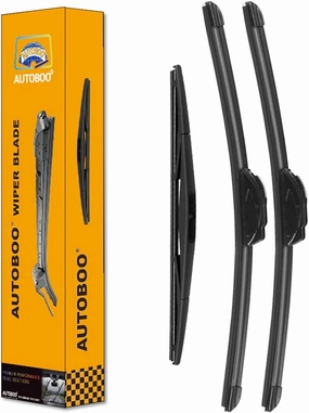 3 Wipers Replacement for Honda CRV CR-V Windshield Wiper Blades with Rear 2017-2021 2022 26" 17" 12inch