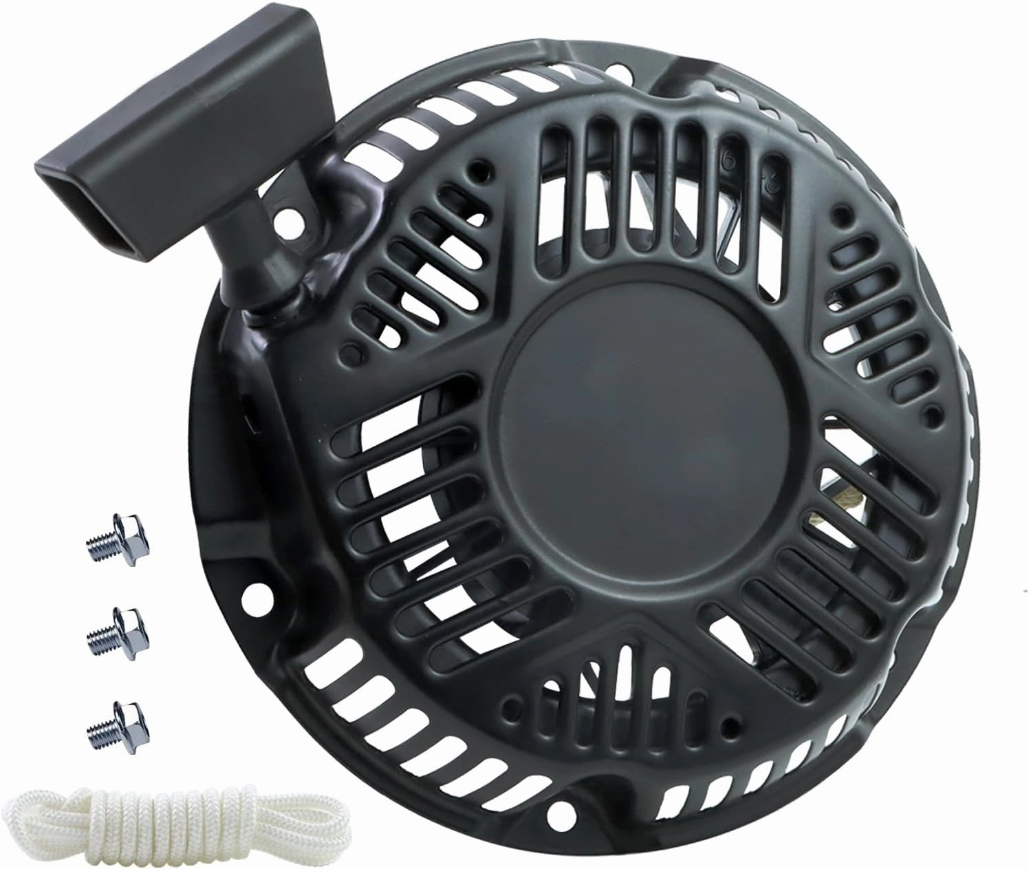 590607 Recoil Starter Compatible with Briggs and Stratton 590607 797276 Pull Start Assembly 163cc 208cc Recoil Starter CR950 CR750 Engine with Pull Rope