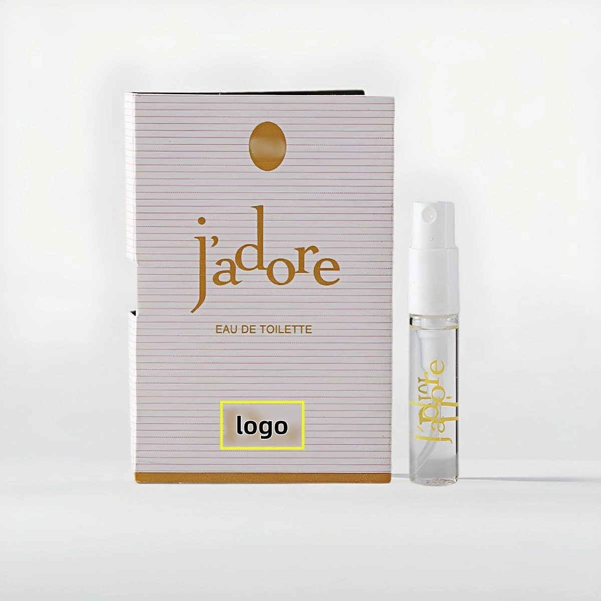 5 Pcs Jadore Eau De Toilette Vaporisateur Spray 0.05 fl oz / 1.5 ml Perfume Promo Size Spray Vial On Card