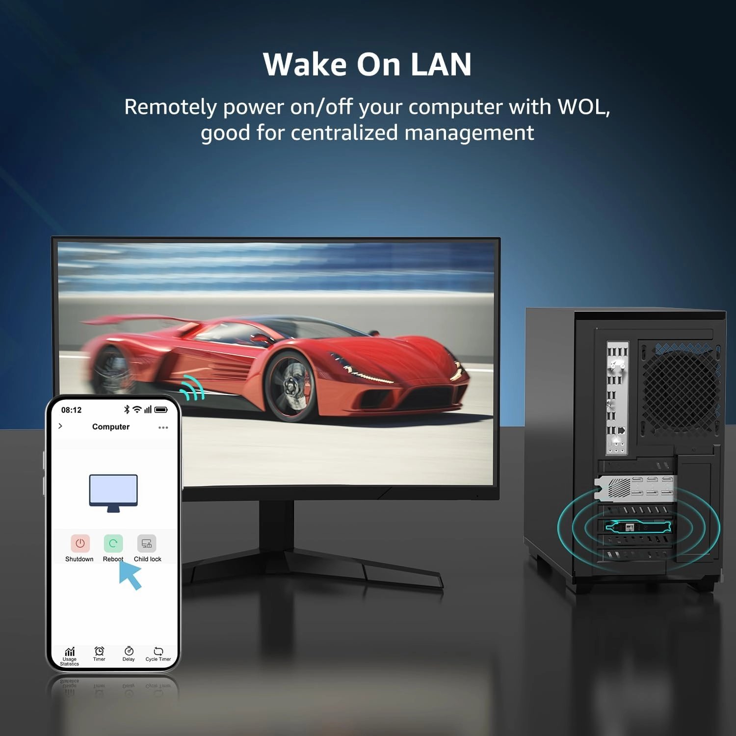 5Gb Base-T Network Card, Realtek RTL8126 Controller, NICGIGA 5G PCIe Ethernet Adapter Support WOL, 5Gbe RJ45 Port NIC Card, Windows10/11/Windows Server/Linux