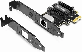 5Gb Base-T Network Card, Realtek RTL8126 Controller, NICGIGA 5G PCIe Ethernet Adapter Support WOL, 5Gbe RJ45 Port NIC Card, Windows10/11/Windows Server/Linux