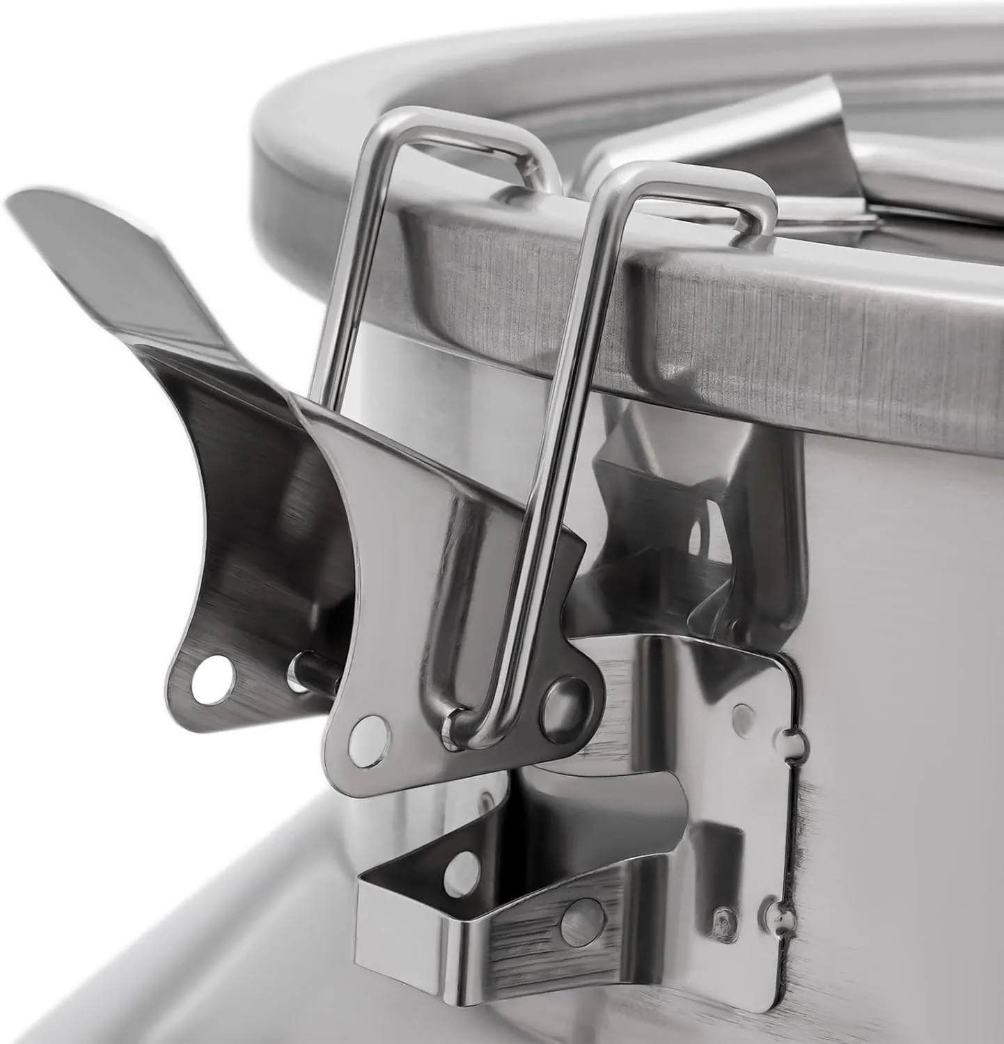 60L/ 16Gallon Stainless Steel Milk Can Milk Bucket Milk Jug Wine Pail Bucket Milk Can Tote Jug with Faucet & Sealed Lid Heavy Duty Milk Can Tote Jug, Silver
