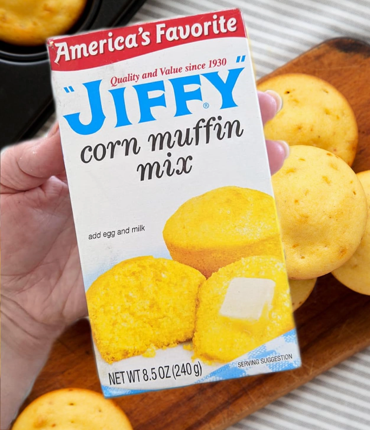 6 PCS Jiffy Muffin Mix | Corn Muffin   Honey Corn Muffin | America's Favorite Corn Muffins | Quality and Value Since 1930 | Bundled with Bonus L&L Mini Spatula