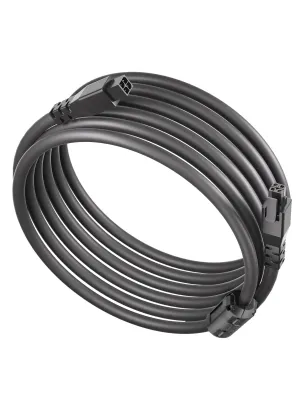 78.74in 4Pin AMS Lite Extension Cable for Bambu Lab A1 Series 3D Printer, 22AWG Copper Core Extension Jumper Cord 2M with Magnetic Ring(Not for X1 P1)