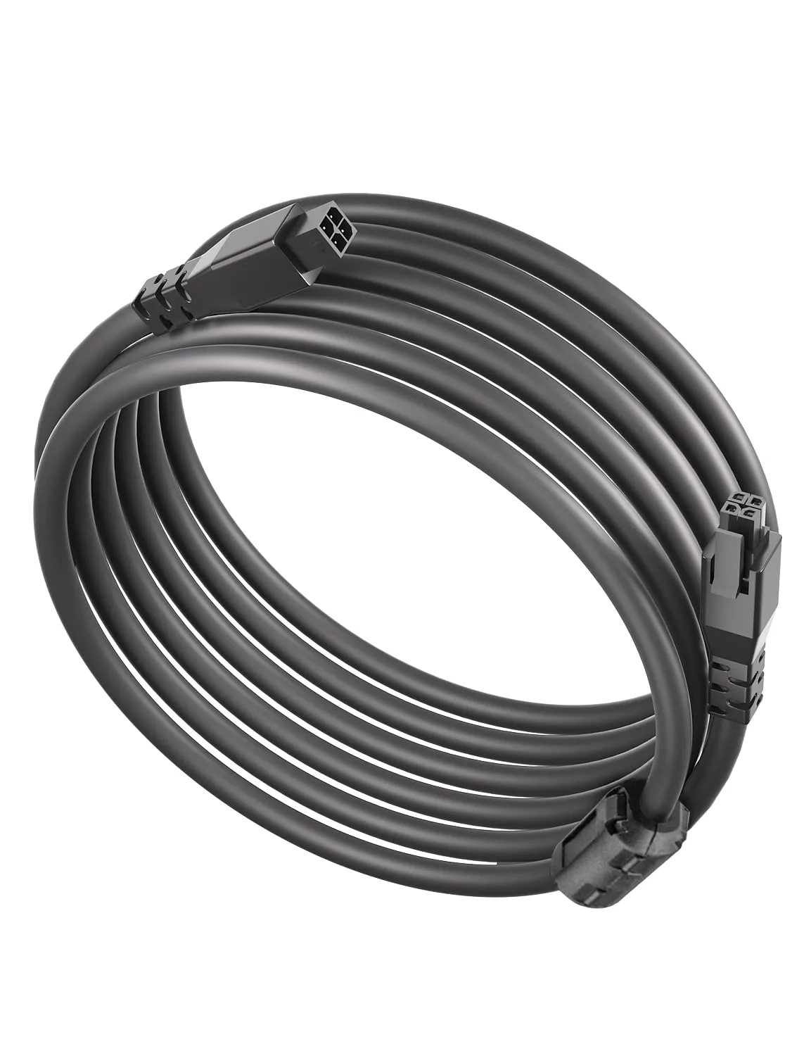 78.74in 4Pin AMS Lite Extension Cable for Bambu Lab A1 Series 3D Printer, 22AWG Copper Core Extension Jumper Cord 2M with Magnetic Ring(Not for X1 P1)