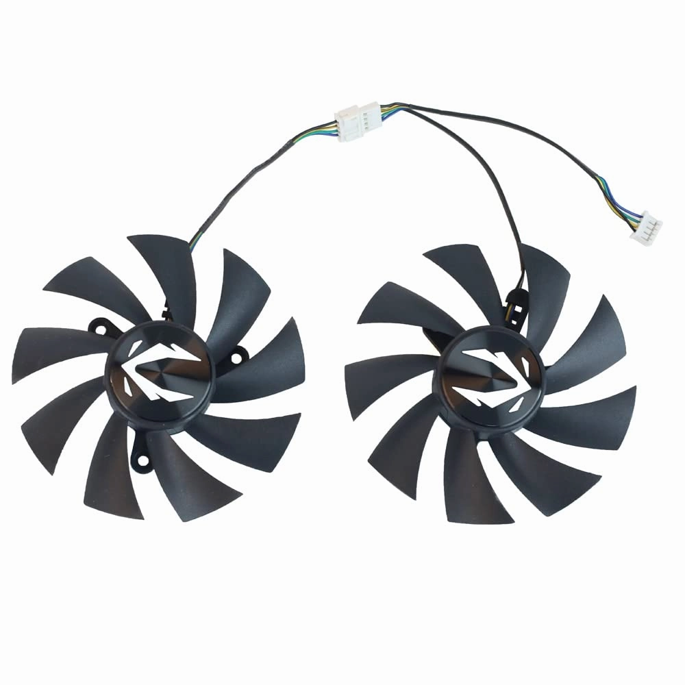 87mm GA92A2H DC 12V 0.35A 4Pin Graphics Card Fans for Zotac GeForce GTX 1660 1660Ti & RTX 2060 2070 Super Mini Video Card Fans (Fan AB)