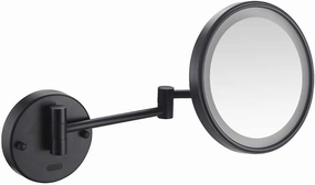 8 inch LED Light Wall Mount Vanity Makeup Mirrors Double Sided Human Body Induction Magnifying Bathroom Shaving Adjustable Arms Cosmetic Mirror