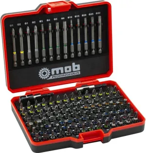 9460113001 113-Piece Set with Colour Ring Including 2x Magnetic Holder Bit Set