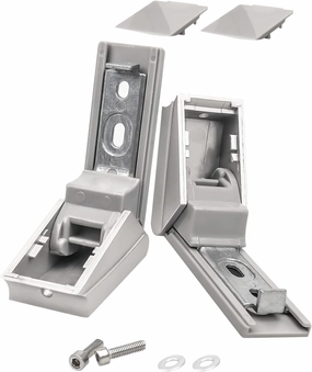 9590178 Fridge Hinges Replacement Part Fit for Liebherr Freezer Cbnes385622z Cbnes385720f Replace 9590124 9590190, Stainless Steel Refrigerator Door Hinge Repair Kit