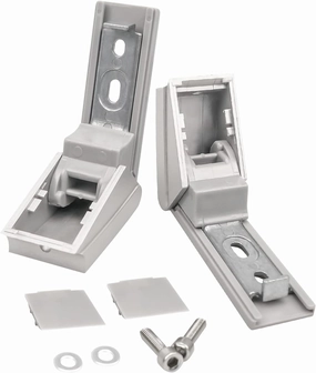 9590178 Fridge Hinges Replacement Part Fit for Miele Liebherr Imperial Freezer Replace 9590190 9590124, Stainless Steel Refrigerator Door Hinge Repair Set, 2Pcs