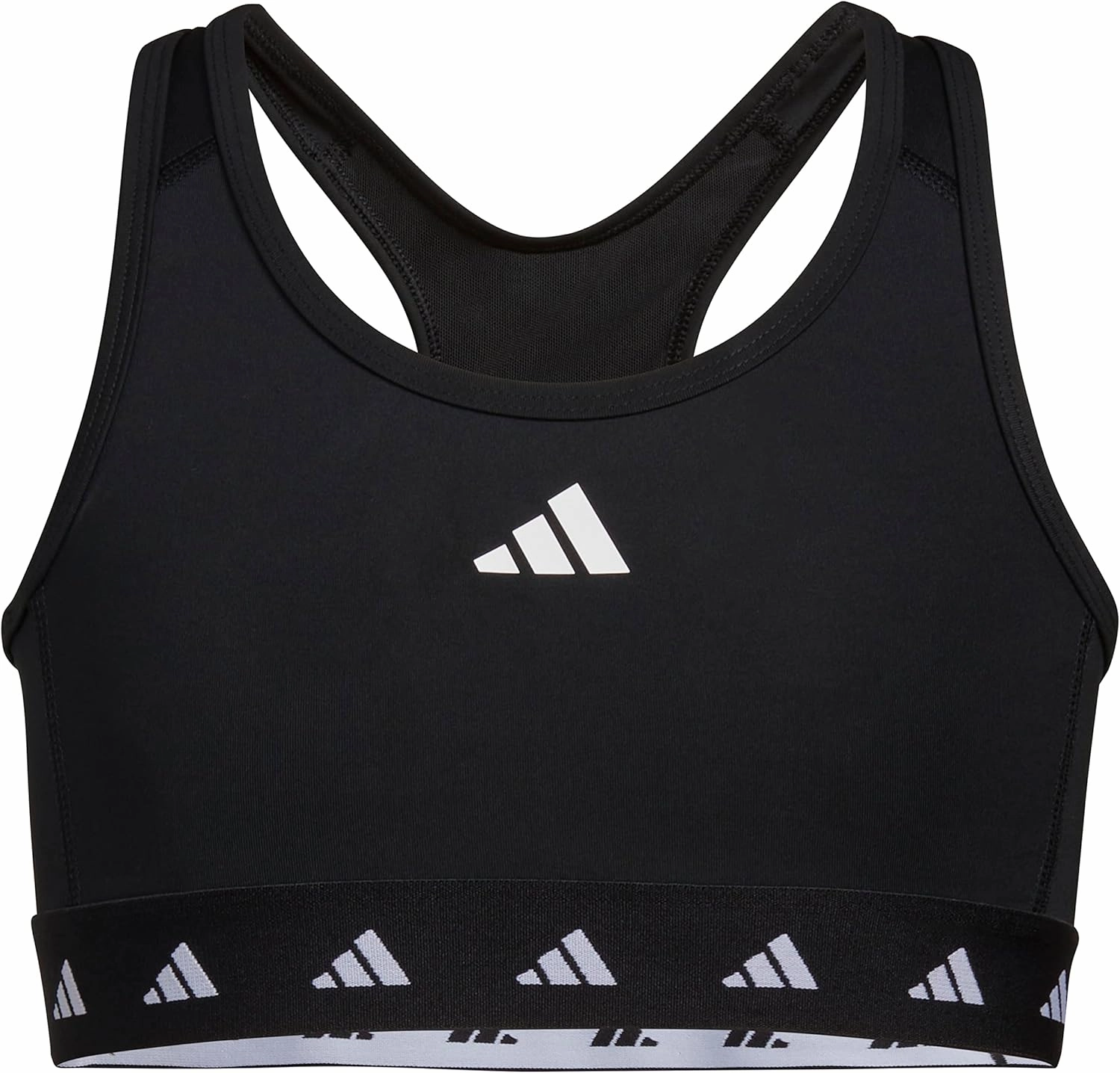 adidas Girls' Big Moisture Wicking Sports Bra