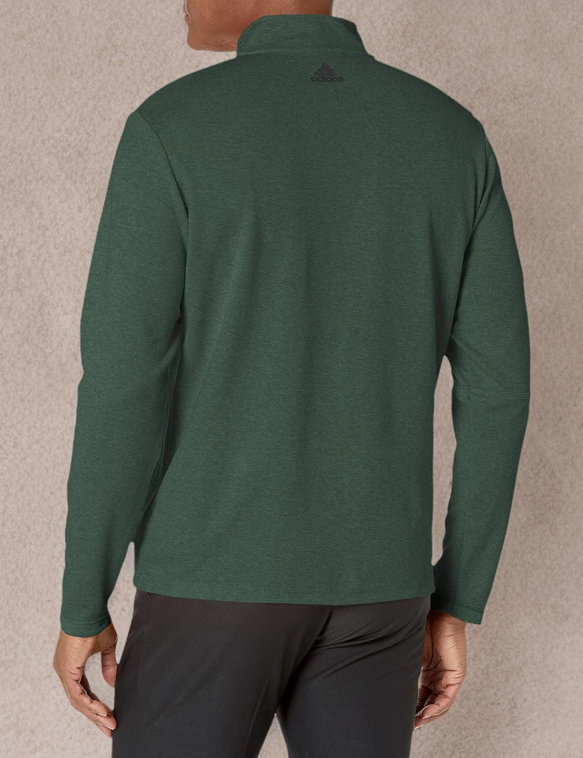 adidas Men's 3-Stripes Quarter Zip Golf Pullover