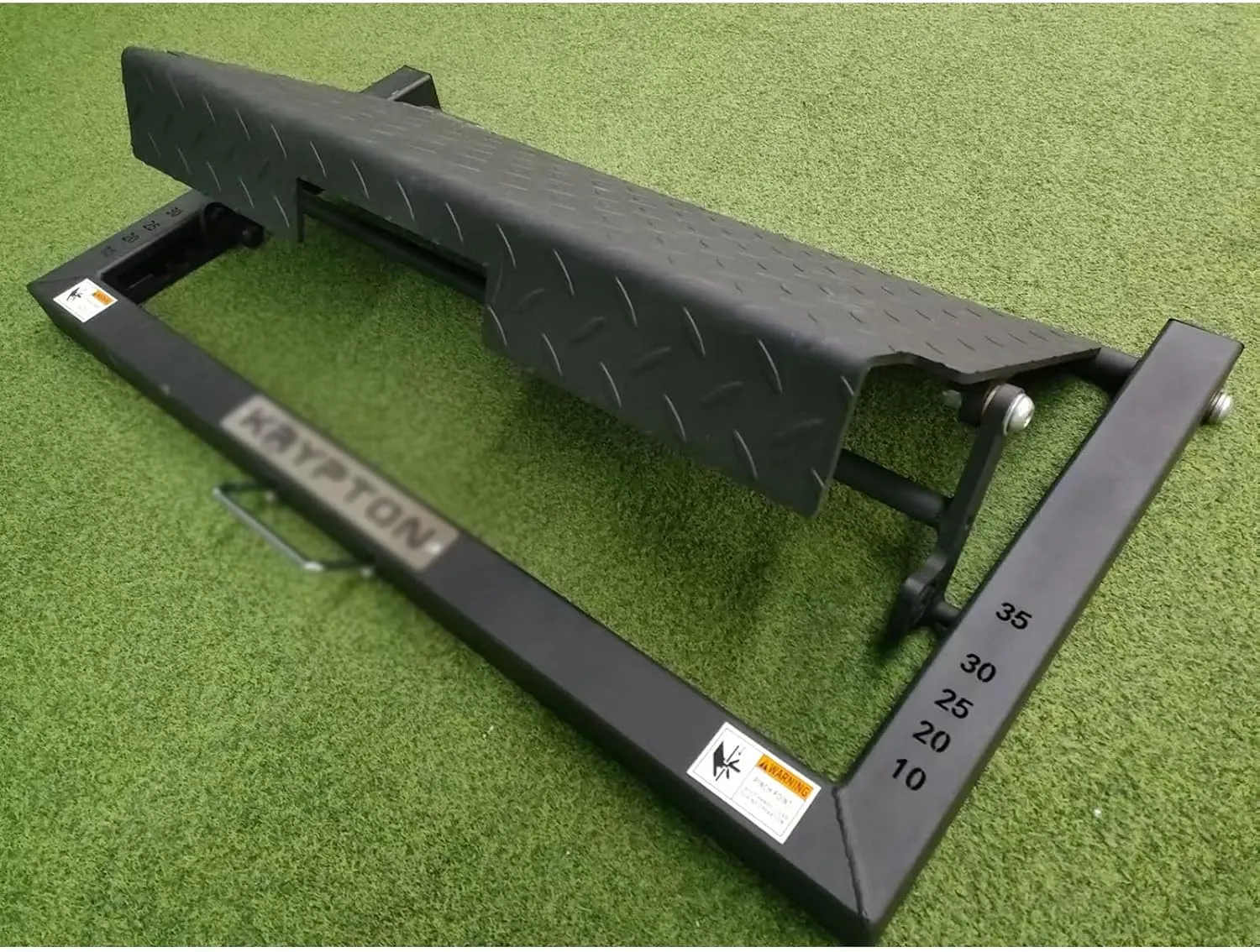 Adjustable Angle Ramp Blocks for Heel Elevated Squatting Workout, Squat Weight Lifting Wedges for Home Gym or Personal Trainers, Calf Raise Platform Board