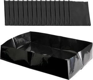 Adnee 15 Pcs Mushroom Monotub Liners-19" x 13" x 4" Monotub Liner Fit Up to 66 Quart Monotub-Monotub Plastic Liners for Mushroom Growing Supplies Liner Replacement