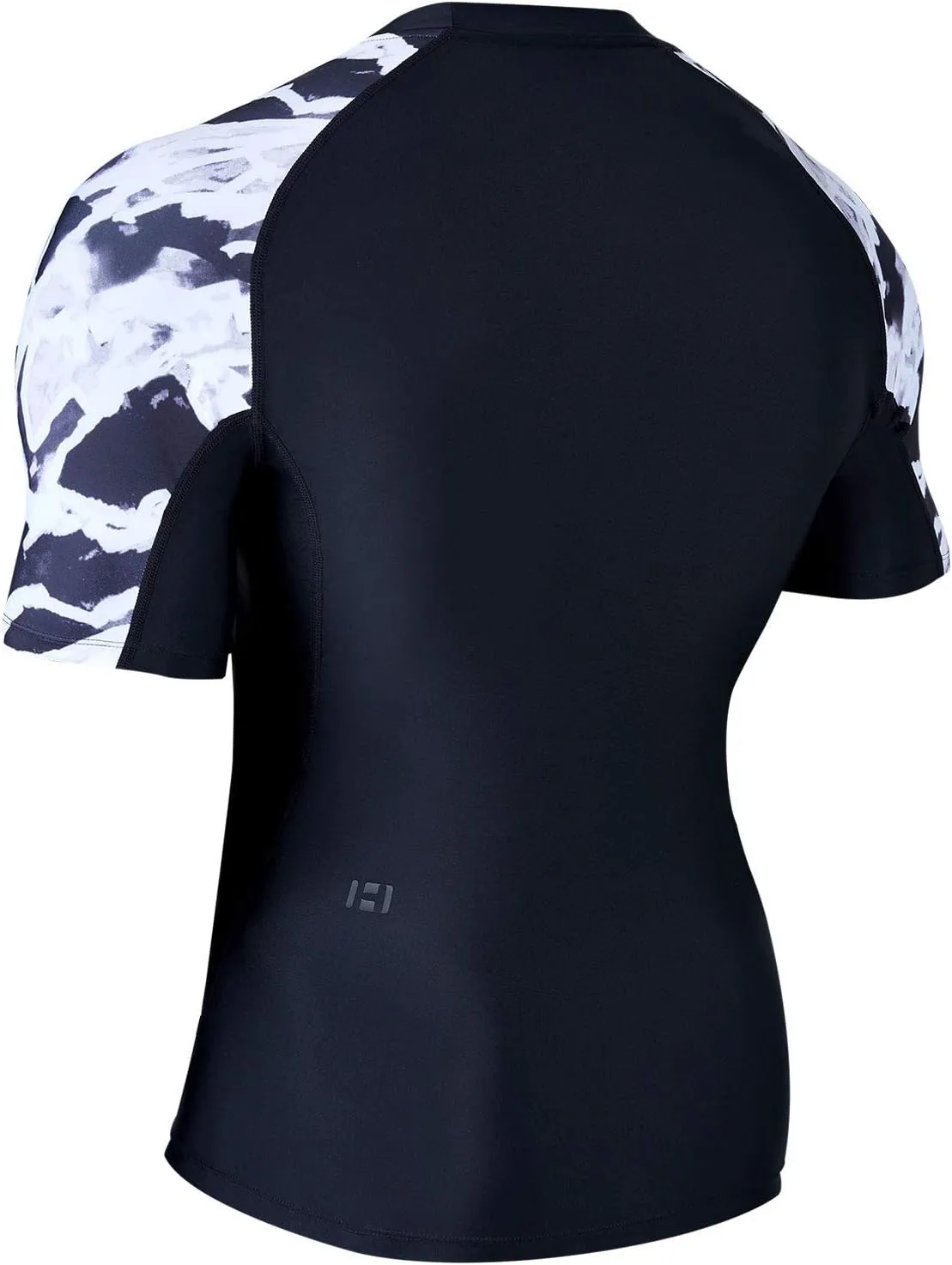 ADOREISM Men's Rash Guard Short Sleeve Quick-Dry UPF 50  Sun Protection Compression Swim Shirts for Men