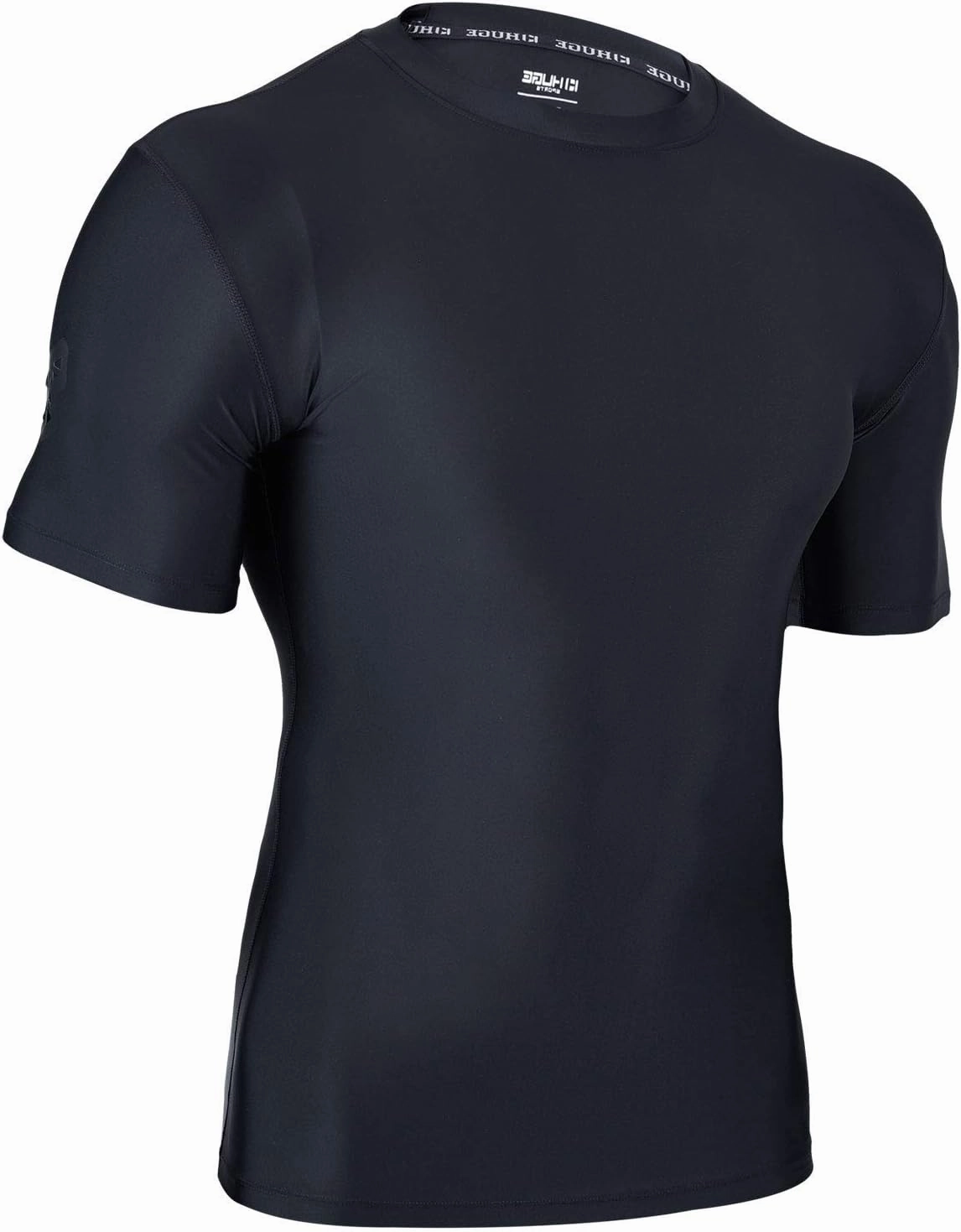 ADOREISM Men's Rash Guard Short Sleeve Quick-Dry UPF 50  Sun Protection Compression Swim Shirts for Men