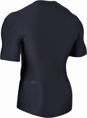 ADOREISM Men's Rash Guard Short Sleeve Quick-Dry UPF 50  Sun Protection Compression Swim Shirts for Men