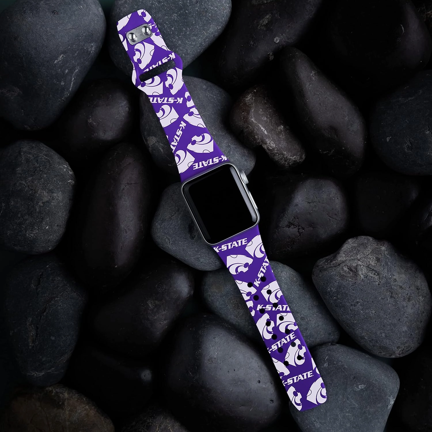 Affinity Bands Kansas State Wildcats HD Watch Band Compatible with Apple Watch