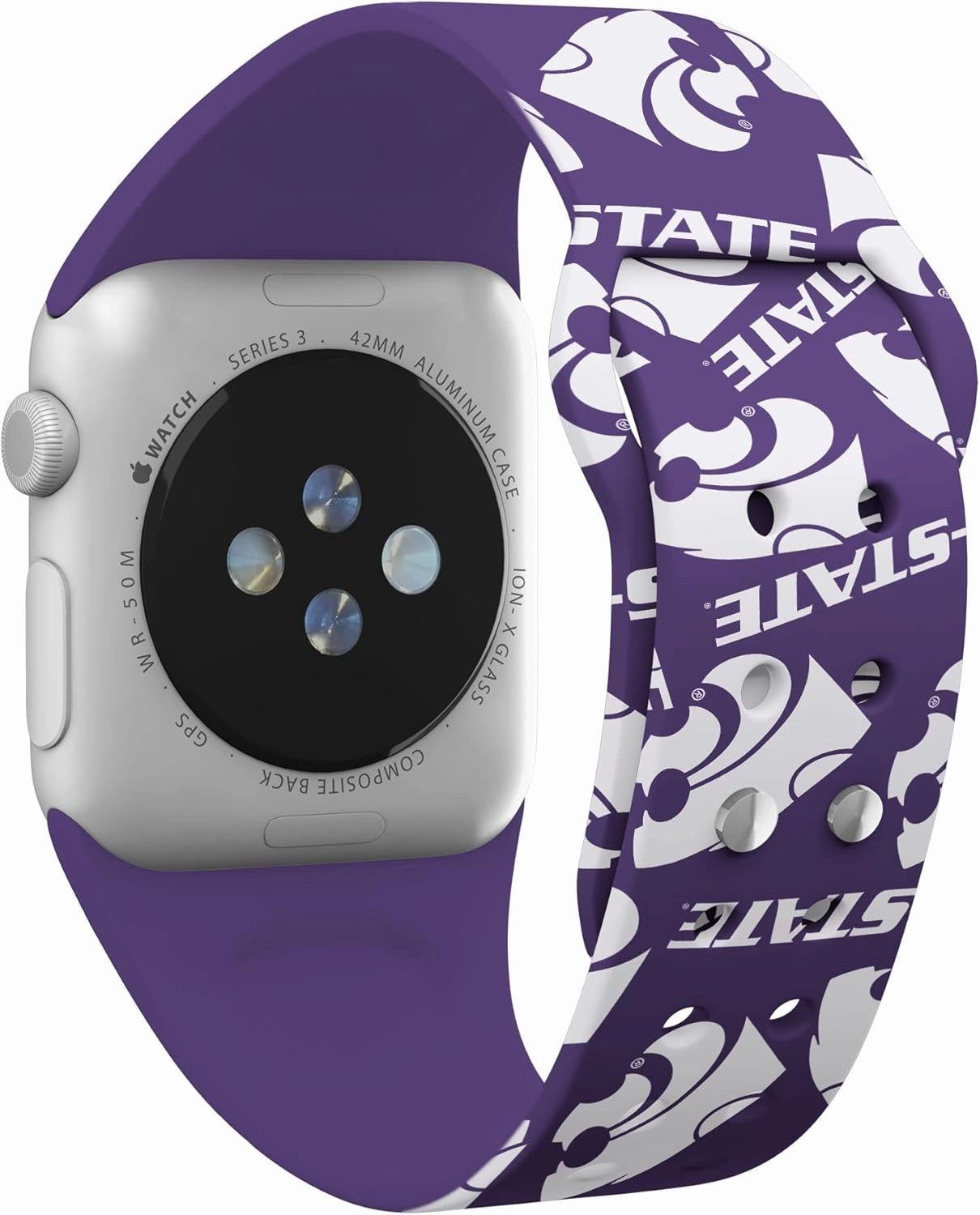 Affinity Bands Kansas State Wildcats HD Watch Band Compatible with Apple Watch