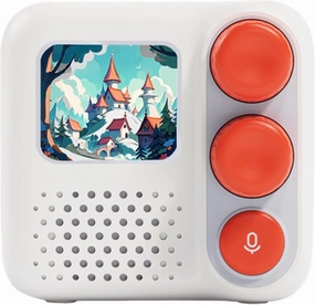 AI Kid Interactive Storyteller, Audio Story Player, The Stories Listens and Responds to Kids Toys, Screen-Free Audio Speaker, Preschooler Birthday Gift, Portable, Age 3-5, 4-6, 8-12, 32GB
