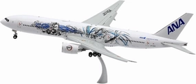 Alloy Collectible Plane 1 200 for All Nippon Airways Boeing B777-200ER Diecast Aircraft Model JA745A Flap Down Miniatures Set
