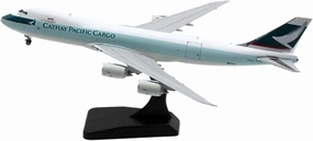 Alloy Collectible Plane 1 400 for Cathay Pacific Cargo Interactive Boeing B747-8F Diecast Aircraft Model B-LJF Miniatures Set