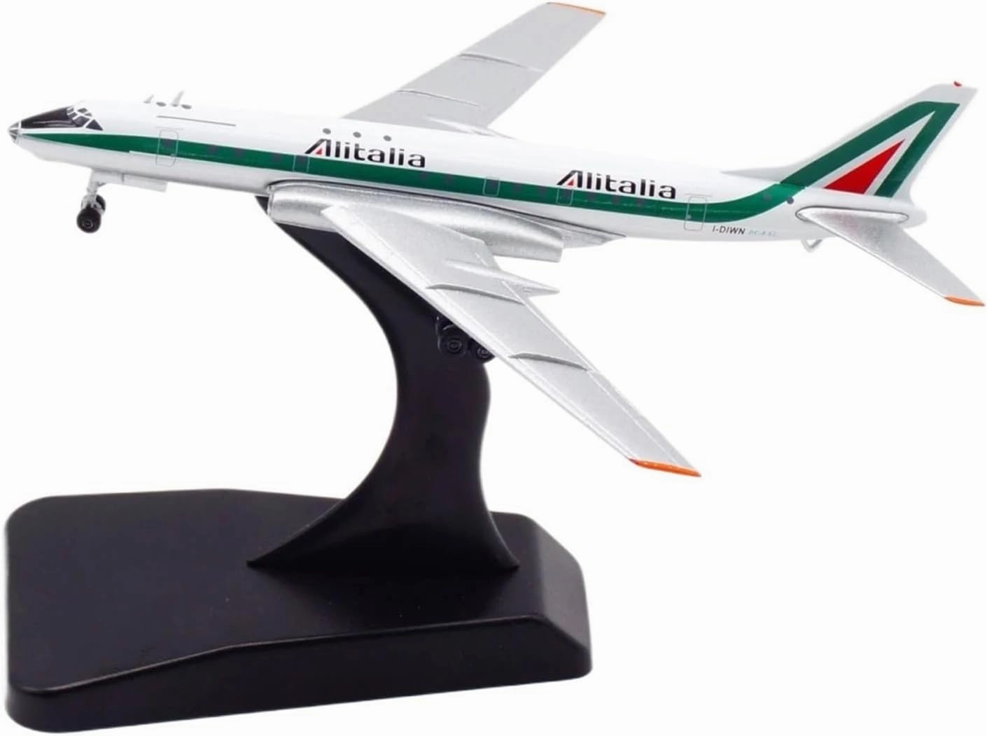 Alloy Collectible Plane Models 1 400 for Alitalia CSA Tupolev TU-104A Diecast Aircraft Jet Model I-DIWN/OK-NDF Miniatures Set